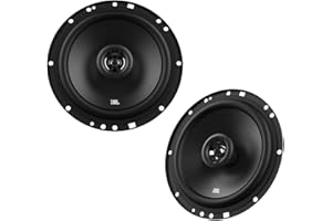 JBL Stage1 61F 2-Wege Auto Lautsprecher Set von Harman Kardon - 200 Watt KFZ Auto Boxen 40 Watt RMS - 2 stück Car HiFi JBL Box groß 16,5cm | 165mm | 6,5 Zoll, Schwarz