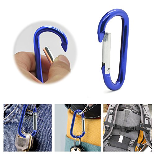 Grenhaven Karabiner mit und ohne LED und einem Flaschenöffner Schlüsselanhänger Karabinerhaken - 5