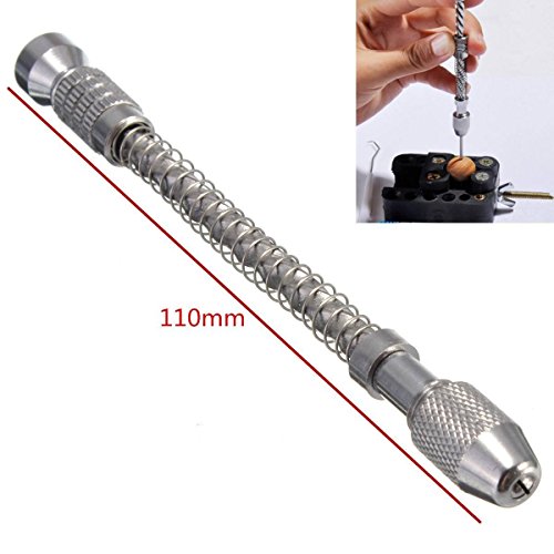 ZMVA semi-automatique perceuse à main Chuck Suit Mini Main Micro Outil Craft Jewelers Holder Bit 110mm
