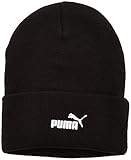 PUMA Style Classic Beanie, Black/White N1Logo, One size