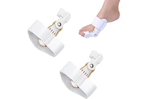 Fenglin-joy 2 Stück Hallux Valgus Korrektur Set,Hallux Valgus Korrektur Schiene,für große Zehen, Ballenzeh-Korrektur zur Linderung von Ballenzehen, verstellbare Ballenzeh-Schiene
