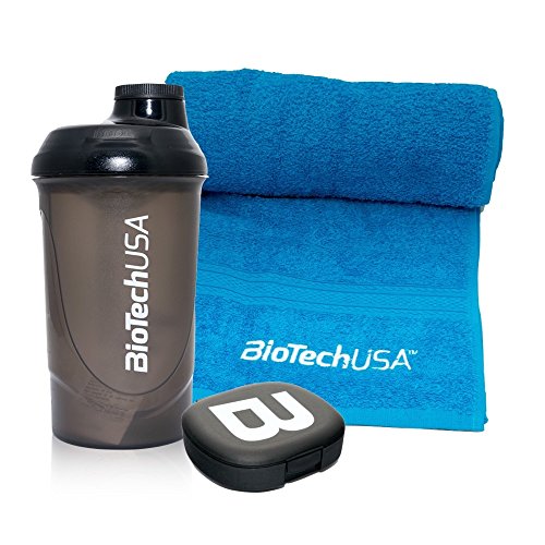 Preisvergleich Produktbild BioTech USA Handtuch, Shaker & Pillenbox