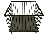 Laufgitter dunkelbraun 100×100 Buche - 2