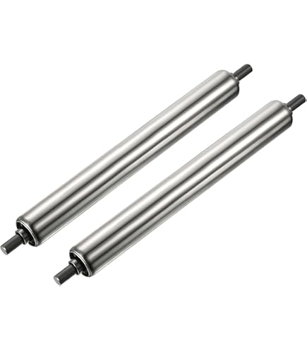 2x Doppel-Kettenrad Tragrollen Interroll 80mm RL885mm