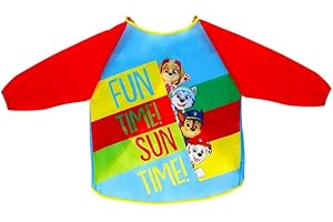 Uni que Tablier Blouse enfant Pat Patrouille Imperméable Manches longues 3 à 8 ans Loisirs créatifs travaux manuels Peinture Cuisine Ecole Rentrée, Multicolore
