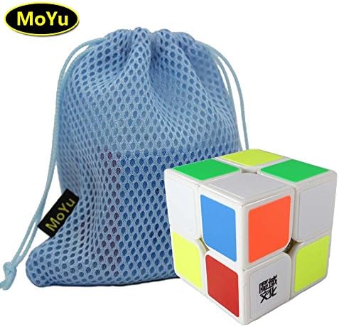 Oostifun Moyu LingPo 2x2x2 Speed Puzzle Cube Toy Brain Tester White + One Cube Bag