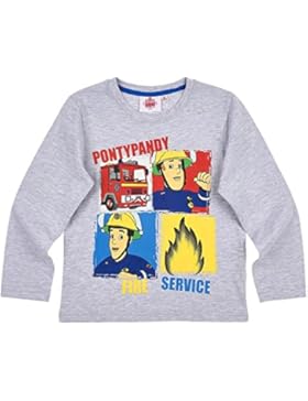 Feuerwehrmann Sam Kollektion 2017 Langarmshirt 92 98 104 110 116 122 128 Shirt Fireman Sam Feuerwehrauto Jungen...