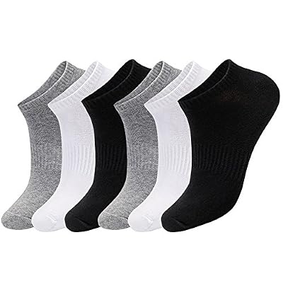 Aibrou Lot de 6 / 8 paires de socquettes Chaussettes Hommes Taille 38-46,Comfortables et Respirantes, Aibrou Socquettes de Sport Unisex coton et élasthanne Chaussettes de Sport