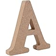 Wooden MDF Letter A - Size 13cm - Arts & Crafts Personalized Name - Free Standing Wooden Letters (A)