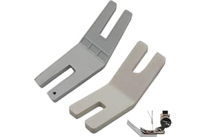 AEKZOX 2 Pcs Piedini per Macchina da Cucire Accessori per Cucire Orli e Tessuti Spessi Jeans