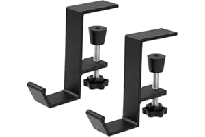 ‎WEDDHUIS WeddHuis 2 Stück Kopfhörer Ständer,Headset Halterung Kopfhörerhalter Headphone Stand Schreibtisch Kopfhöreraufhänger Kopfhörer Clip Gaming Headset Halterung Halter für Schlüssel Taschen