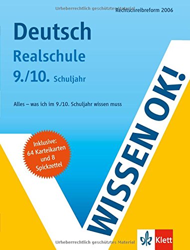 Download Wissen ok! Deutsch 9./10. Klasse Realschule