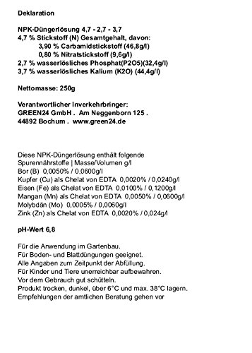 Photinia-Dünger HIGH-TECH Pflanzen Dünger für Glanzmispel Lorbeermispel Photinien - 4