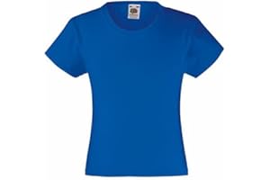 ATELIER DEL RICAMO T-Shirt Bambina Valueweight Fruit of The Loom