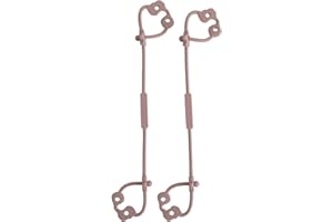 MEANUS Cup Catcher Lot de 2 Sangles de Maintien pour Poussette, Chaise Haute, siège Auto, en Silicone de qualité Alimentaire, 100% sans BPA (Dusty Lilac x 2)