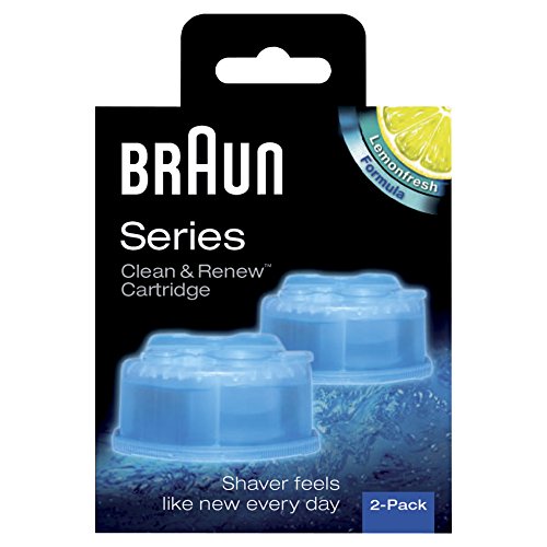 Braun CCR3 Clean & Renew Electric Shaver Refill Cartridges - Pack of 4