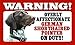 Price comparison product image German Shorthaired Pointer Gift - High Gloss Plastic Warning Sign 8" x 4.75"