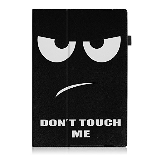 Fintie Microsoft Surface Pro 4 / Surface Pro 2017 Hülle Case – Hochwertige Kunstleder Slim Fit Stand Tasche Schutzhülle Etui Cover mit Stylus-Halterung für Microsoft Surface Pro 4 / Surface Pro 2017 (12,3 Zoll) Tablet-PC, Don’t Touch - 8
