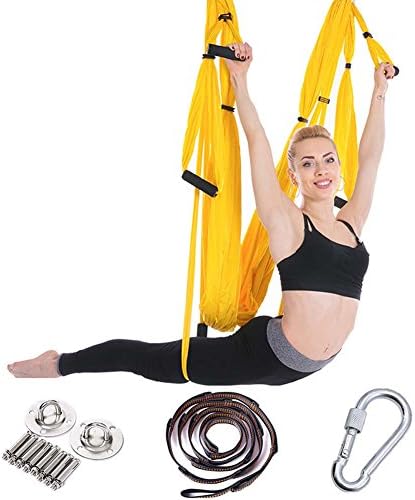 QAZSE Aerial Yoga Hammock Indoor Outdoor Accessories Fitness Swing