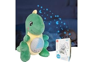 SHENGOU Veilleuse musicale et lumineuse peluche,Peluche veilleuse bébé bruit blanc,Peluche Berceuse Bebe,Peluche projecteur d'étoiles,Veilleuse de nuit bebe apaisante (D)