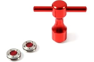 BANAPOY Poids de Putter de + Outil de Clé de Clé de Golf, 2 Pièces Kit de Poids de Putter de 25/30/35/40G Poids de Vis de Putter de Personnalisés Adaptés Aux Putters Scotty