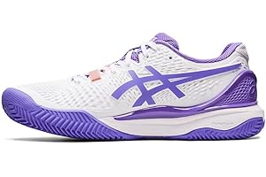 ASICS Resolution 9 Clay Donna Scarpe da Tennis Turchese Blu