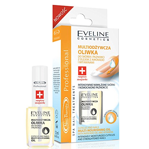 EVELINE Cosmetics Nail Therapy Nail and Cuticles Multi-Nourishing Oil with Avocado 12ml