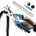 Produktbild Ballery Lochzange Gürtel, Locher Revolverlochzange Zange Hochstrapazierfähiges Leder - locherwerkzeug für Leder-Gürtel, Papier, Uhrenarmband - 2mm, 2,5mm, 3mm, 3,5mm, 4mm und 4,5mm