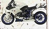 bmw hp2 sport Im A4-Versandkarton versandt. BMW HP2 Sport 2008 Aged Vintage Sign Aluminium Print A4