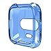 Produktbild Tasche für Fitbit ,BEETEST Transluzente TPU Smart Watch Protector Schutzhülle Cover Shell Staubdicht Anti-Kratz Zubehör für Fitbit Versa Smart Watch Blau
