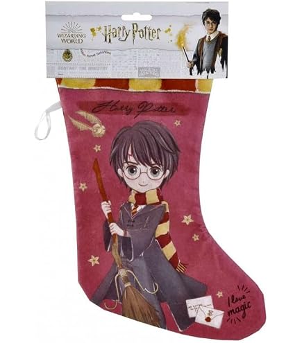 Chaussette De Noël Harry Potter Gryffindor Officielle – 47 Cm, Idéale Pour La Befana Ou Les Fêtes
