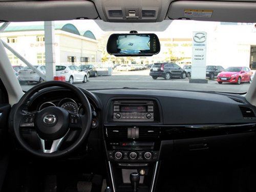 ROGUCI 7 Zoll Rückspiegel Monitor Außenspiegel Videogeräte für Kopfstützen Autozubehör Monitor-Zubehör Innenspiegel Rückspiegel,Spiegel Außenspiegelsets - 2