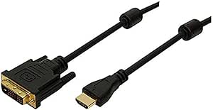 LogiLink HDMI to DVI Kabel 2m (Ferritkern)