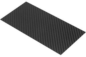 QUARKZMAN 200 x 100 x 0,5 mm Platta Panel Skiva, Twill Matt | 3K flexibel kolfiberplatta för RC Aircraft, modellbil, bildelar