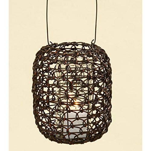 Preisvergleich Produktbild Windlicht Asaha H19cm Hängeleuchter Landhausstil