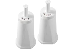 COFFILTRO. 2 Pack Replacement Water Filter Compatible with Breville Sage Claro Swiss For Oracle Barista Bambino Espresso Coffee Machine