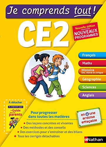 Je comprends tout - Tout en un CE2 - Nouveau programme 2016 gratuit