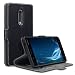 Produktbild Nokia 5 Case, Terrapin Leder Tasche Case Hülle im Bookstyle mit Standfunktion Kartenfächer für Nokia 5 Hülle Schwarz