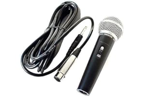 SOYTICH Micro dynamique professionnel pour micro studio, 5 m de câble-microphone (sM58)