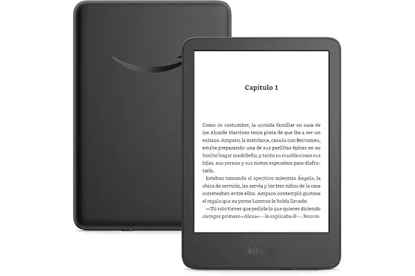 Amazon Kindle 16 GB (modelo de 2024): ligero y compacto, con pasadas de página fluidas y contraste alto | Sin publicidad | Negro