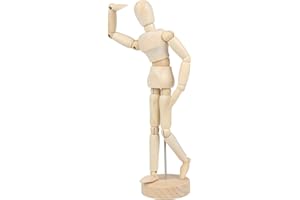 Larcele Dessin Modèles Humaines Body de Bois Mannequins d'artistes mrmx-01 (22cm)