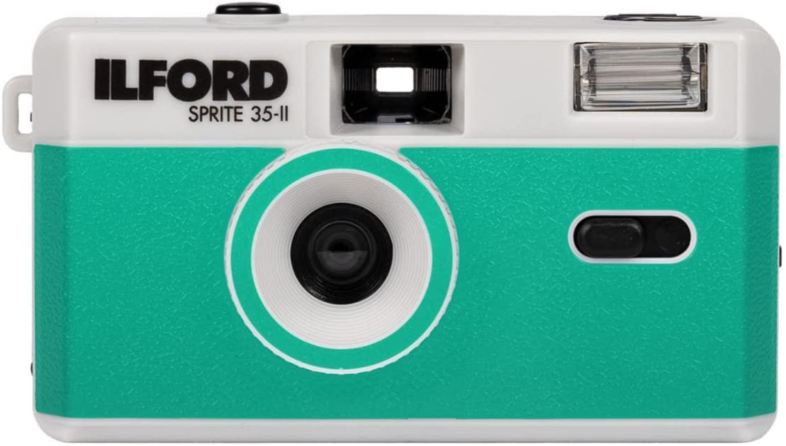 2005173 ILFORD SPRITE-35 II Camera Silver & Teal Green