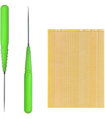 Produktbild von Löthilfswerkzeug, 6 Stück, Löthilfswerkzeug, Schweißhilfswerkzeug, Löt Nacharbeitswerkzeug, Doppelköpfiges Leiterplatten Reparatur Reinigungs Hilfshilfswerkzeug Für Integrierte Schaltkreise