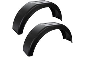 ‎UNITRAILER DOMAR Set aus Zwei Kotflügeln für einen 13-14" Anhänger D20122 Flache Radkästen 770/200 mm