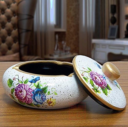 Hyun times European retro do the old ceramic ashtray ashtray creative restaurant covered living room coffee table decoration ornaments