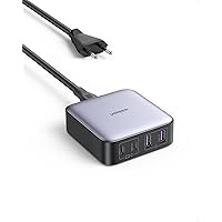 UGREEN Nexode 65W USB C Ladegerät GaN USB C Netzteil 4 Port PD Charger Tischladegerät kompatibel mit MacBook Pro/Air, iPad Pr