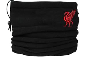 TeddyT's Liverpool Red Liver Bird Design Black Thermal Toggle Fleece Snood