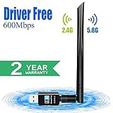 ⭐【Servicio de garantía】 Nuestra empresa ofrece 24 MESES DE GARANTÍA SIN PREOCUPACIÓN. Si no está satisfecho con este wifi adaptador o tiene algún problema al utilizarlo. Siéntete libre de contactarnos. Le prometemos que le responderemos y resolveremos su problema en 24 horas. Si el producto tiene algún problema de calidad. Le ofreceremos un REEMBOLSO COMPLETO o un nuevo REEMPLAZO.