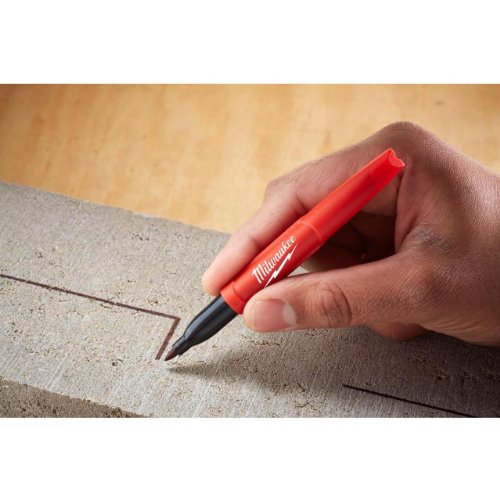 Milwaukee 48–22–3104 inkzall Point Marker, fein, Schwarz, 4er Pack - 2