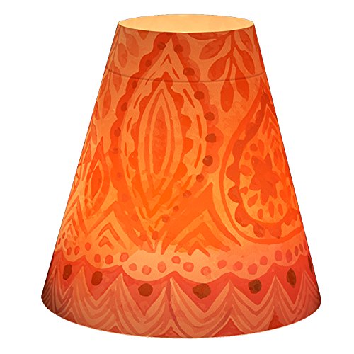 Candle Lights / Lampenschirme für Weingläser / Deko-Lampenschirme / Lampe / Teelicht / Lampshades / Lampenschirm-Set „Lorna“ Tischdeko, 3-teilig - 7